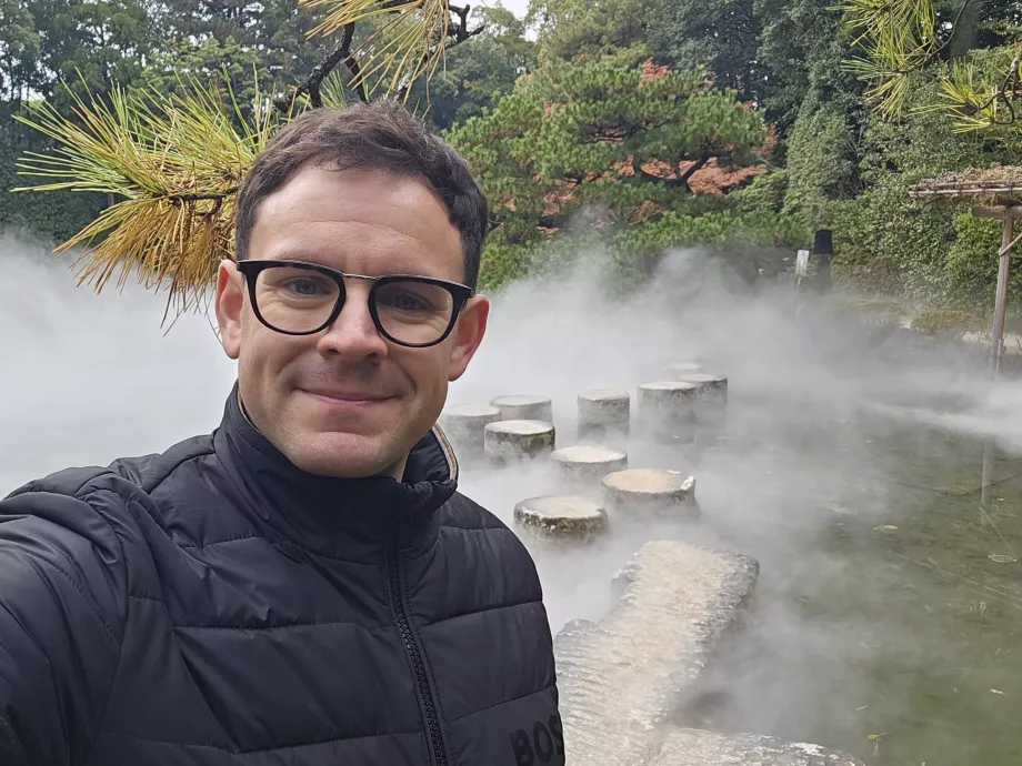 Me in the gardens of Heian-Jing Shrine