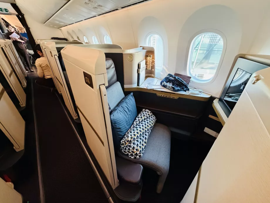 My seat 8A