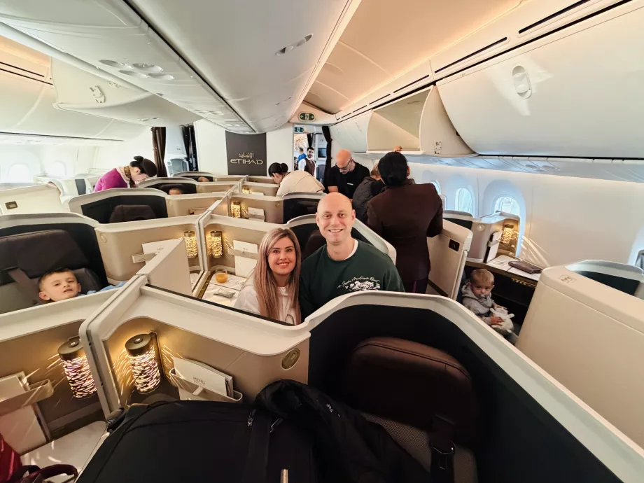 My little family ready for departure