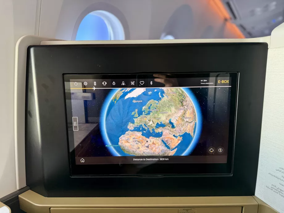 Flight path of flight EY156