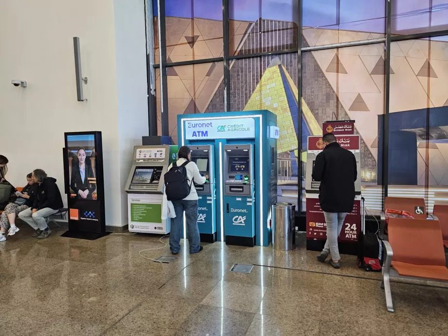 ATMs before passport control