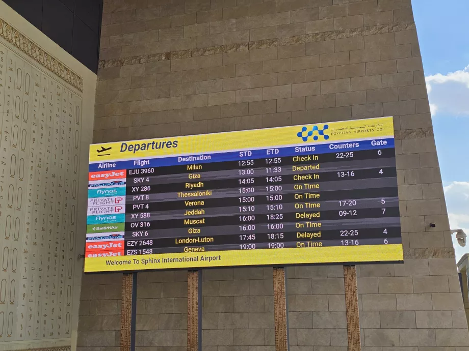 Departure board