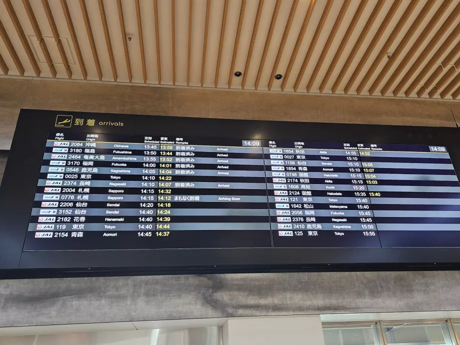 Arrival board