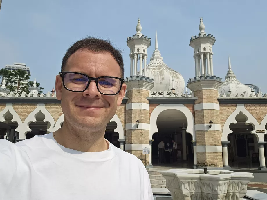 Me in the Jamek Mosque