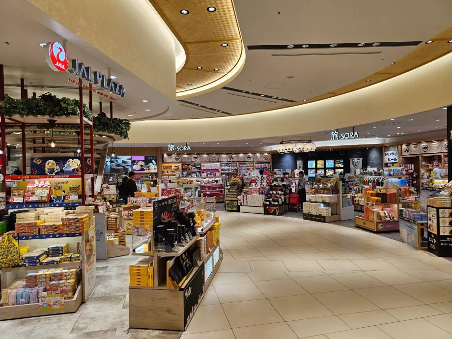 Shops after security check