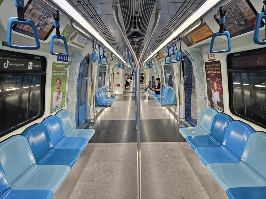 Interior of the train