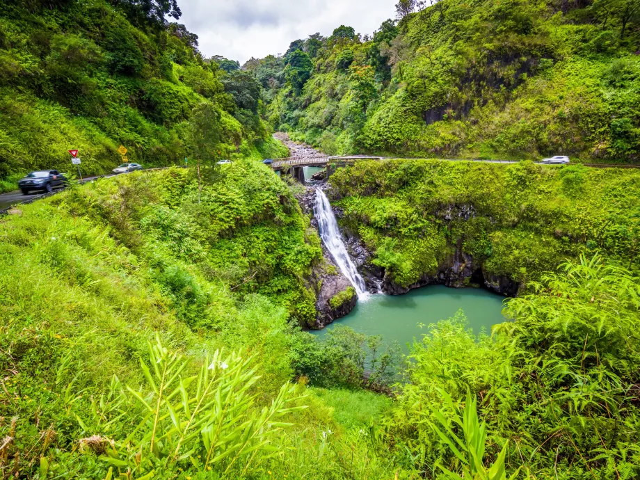 Waterfall on Hana Hwy