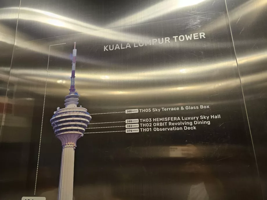 Map of the tower