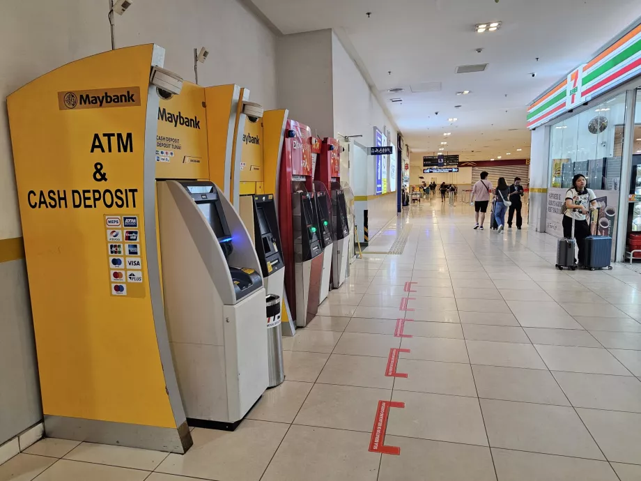 ATMs at cash desks