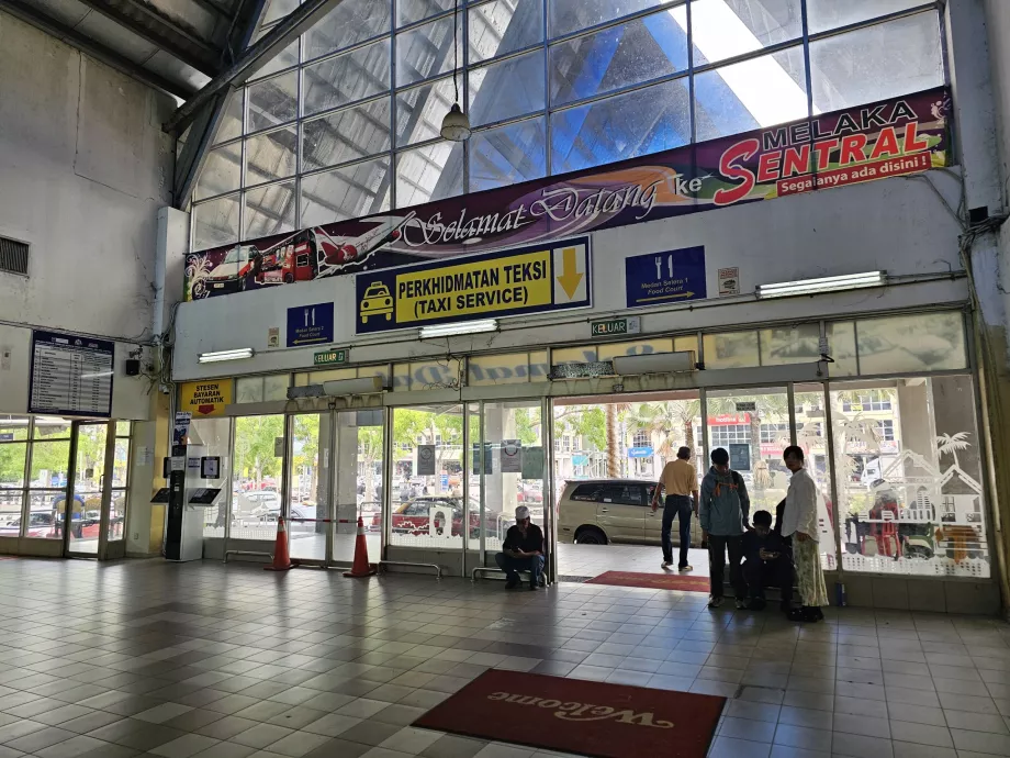 Taxi from the bus station