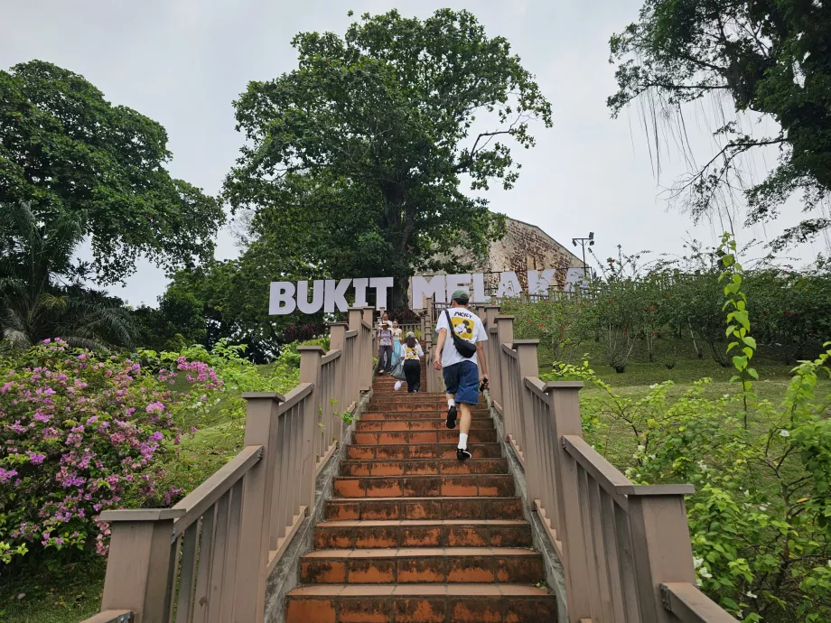 Bukit Melaka, main staircase