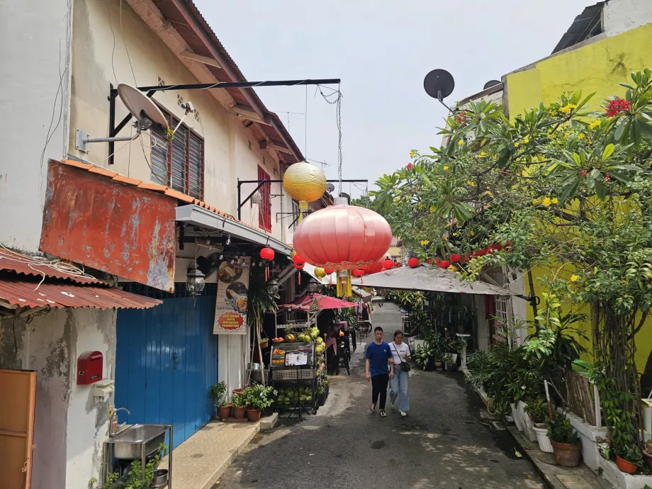 Side streets along the river