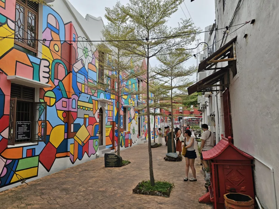 Murals near Malacca River Walk