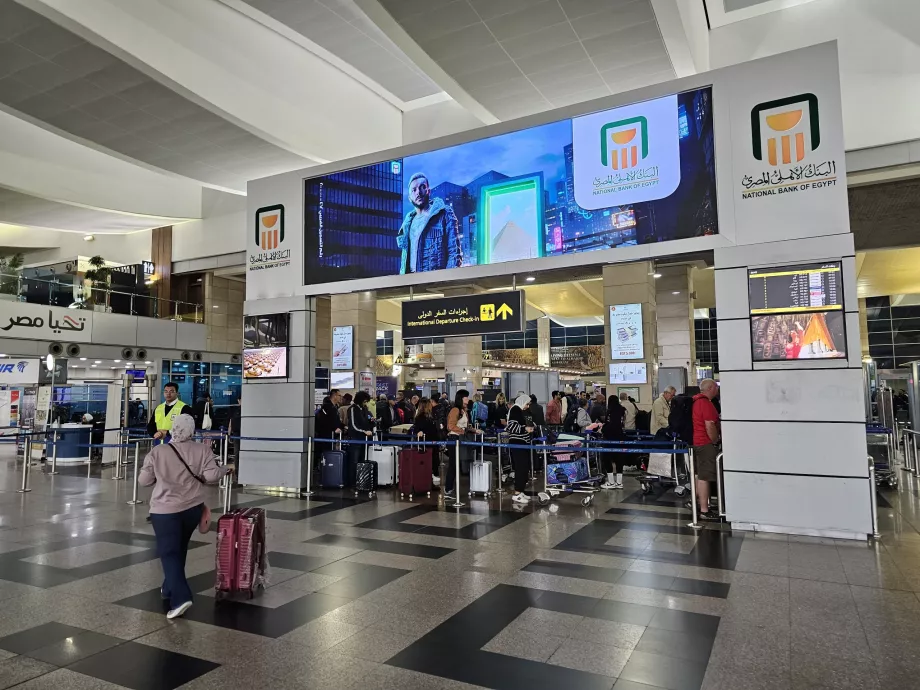Security check before entering the terminal