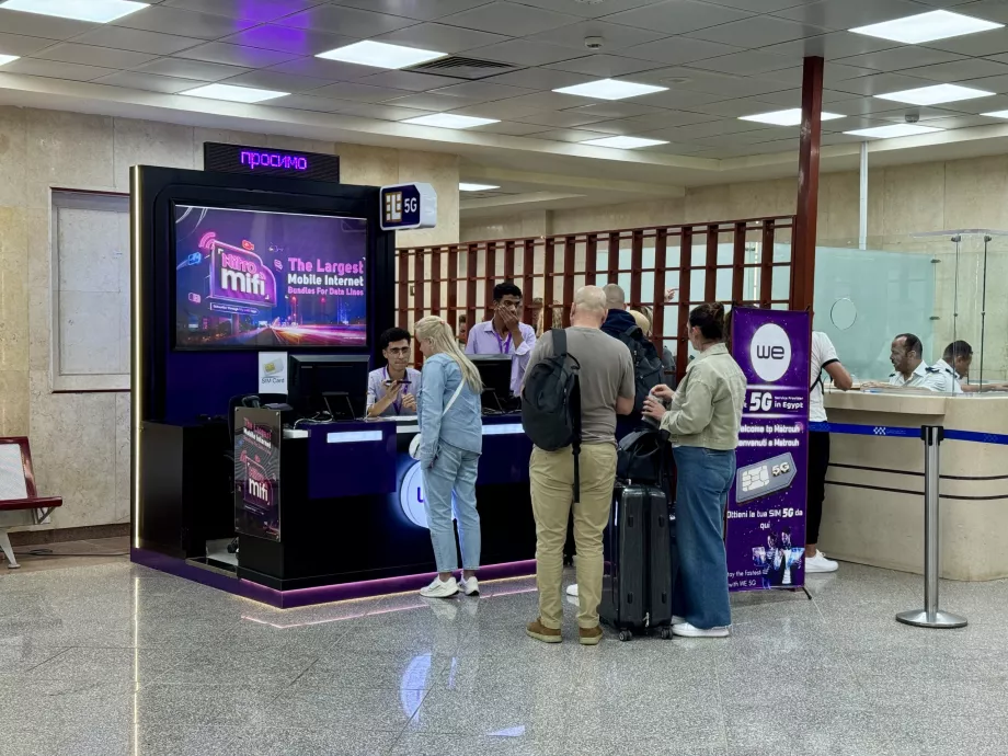 Egyptian SIM card shop