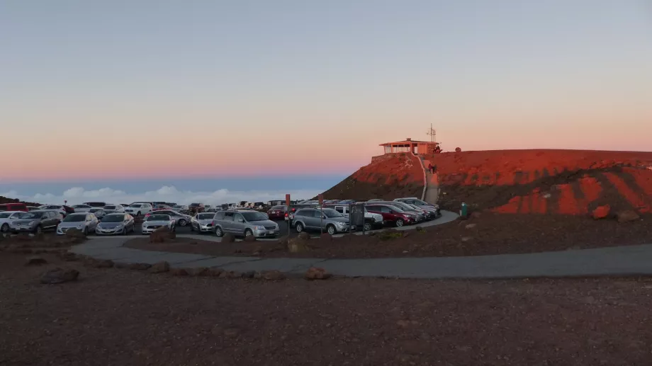 Parking at the top