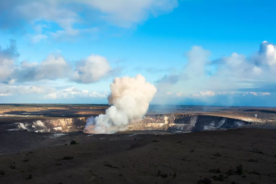 Crater in the day
