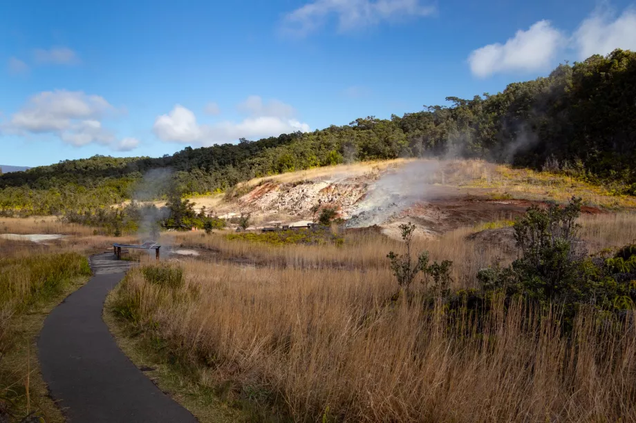 Sulfur benches