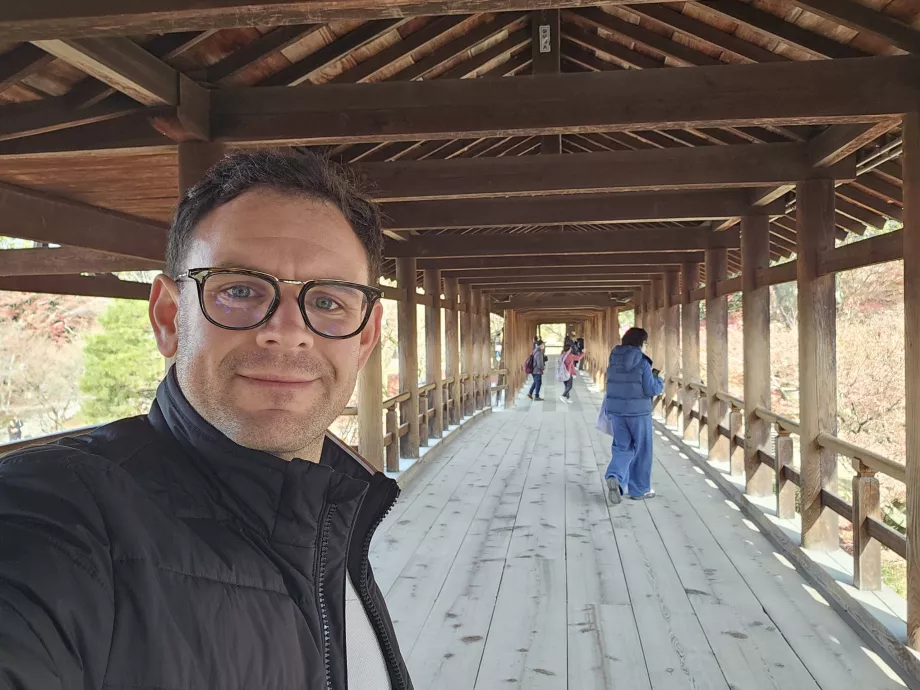 Tofuku-ji Temple, me on Tsuten-kyo Bridge