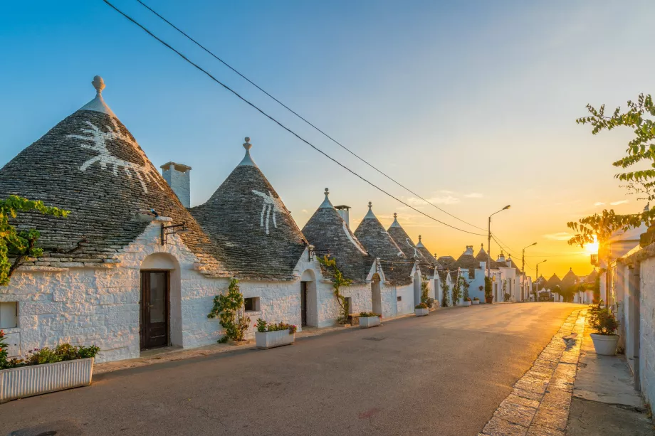 Sunset Alberobello