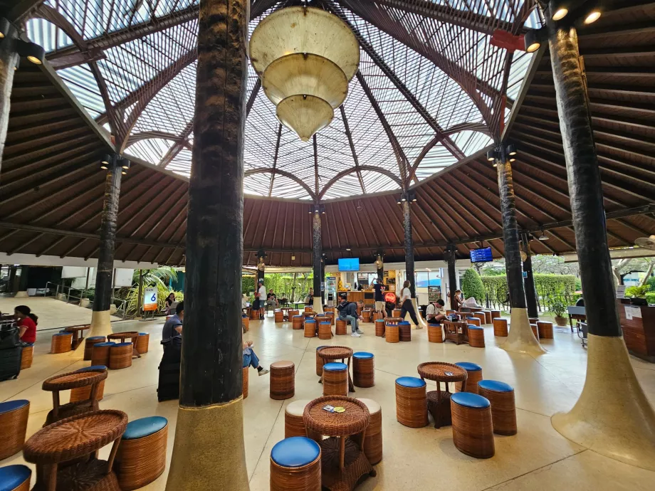 Departure gate area in the international section