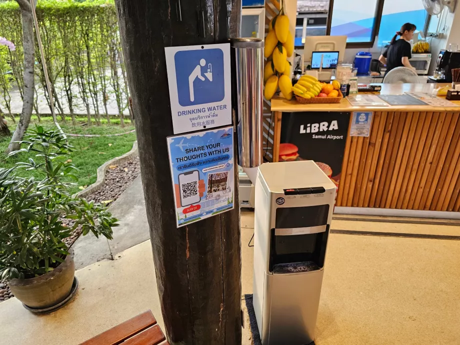 Drinking water, transit area