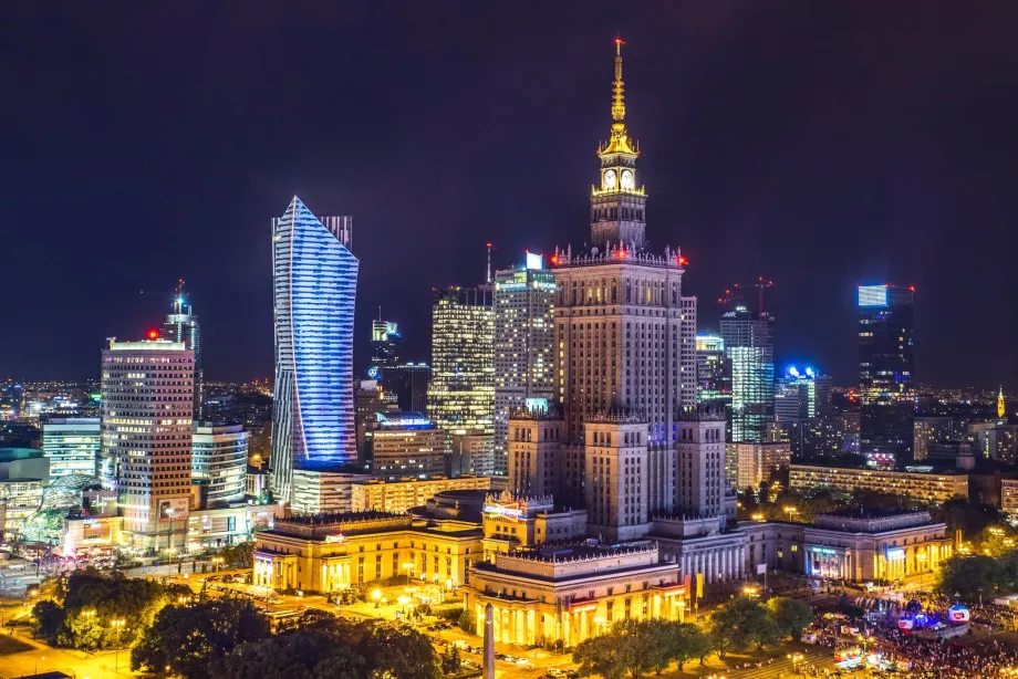 Night Warsaw