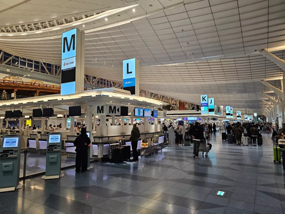 Terminal 3, check-in counters