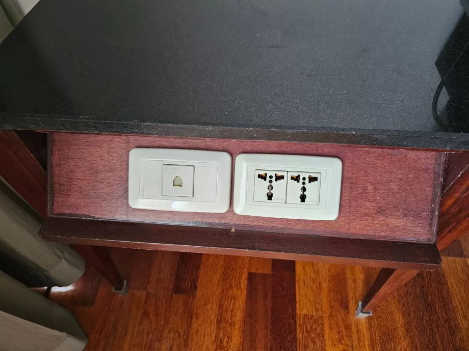 Drawers at the table