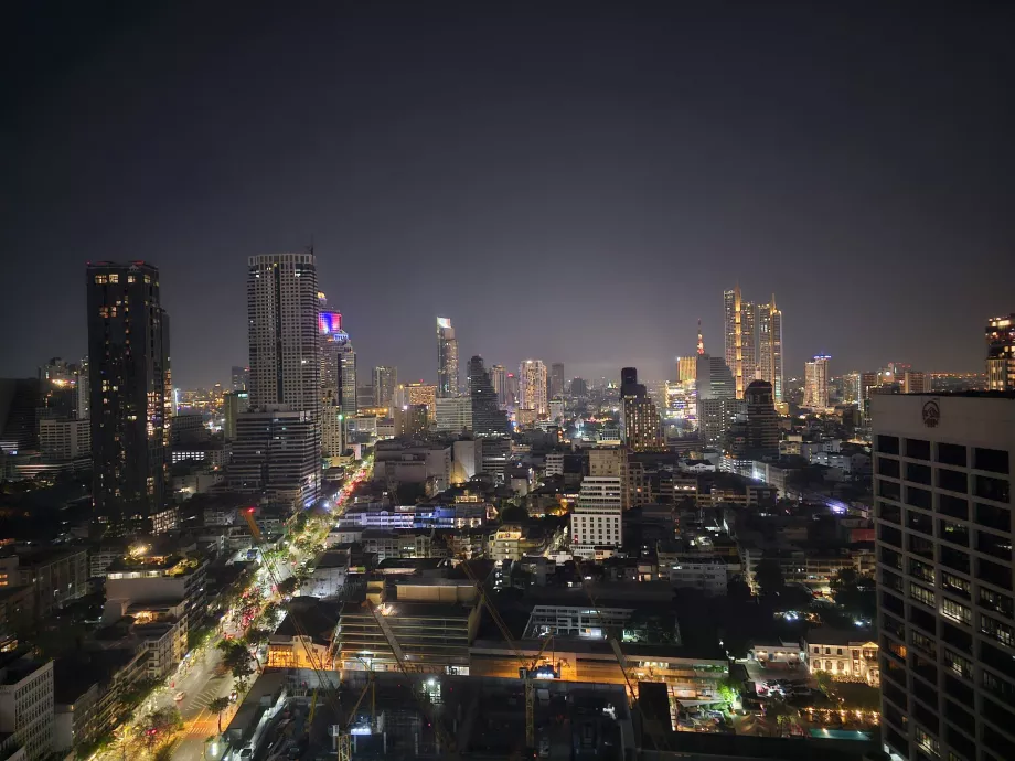 Night view from the room