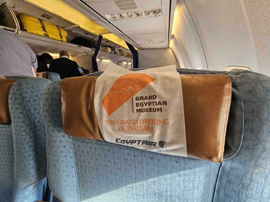 Detail of the headrest