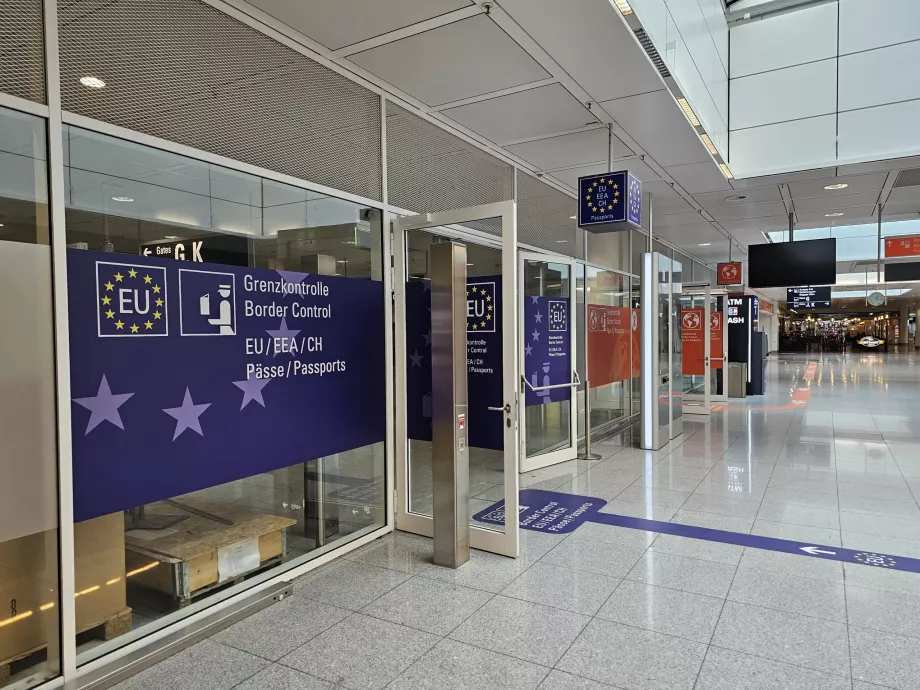 Border control at transfer
