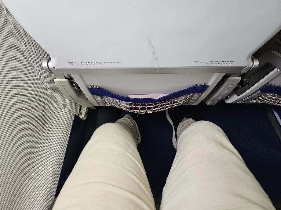 Legroom in business class