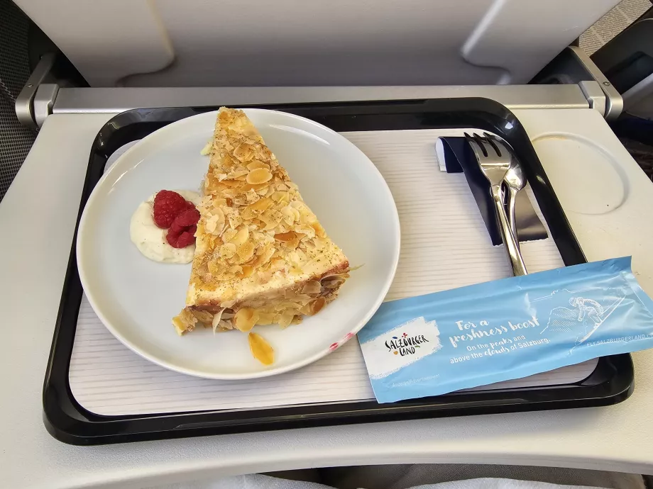 Refreshments on a domestic flight