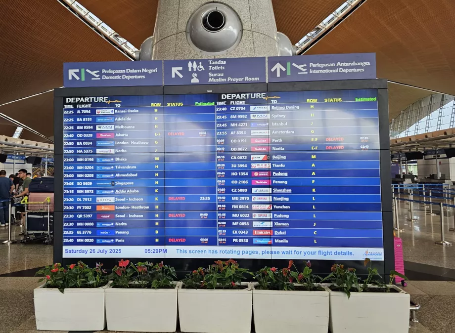 Departure board