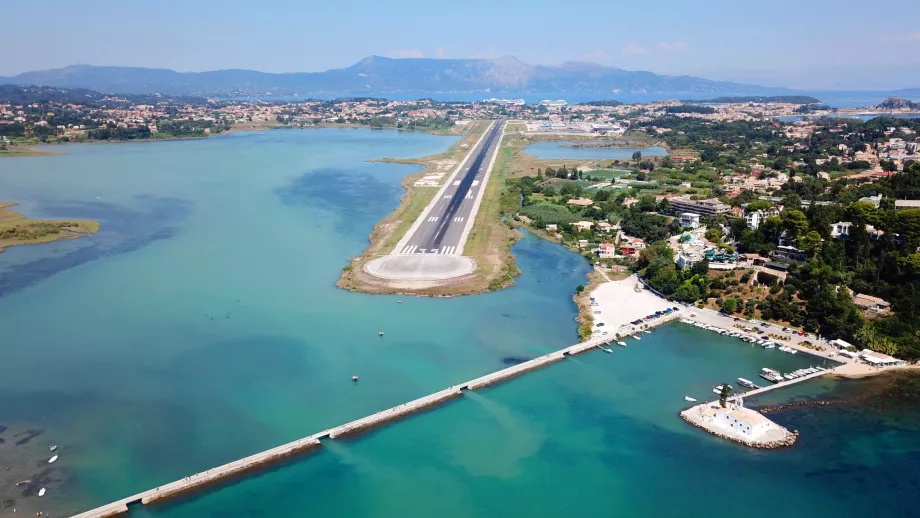 Corfu Airport runway