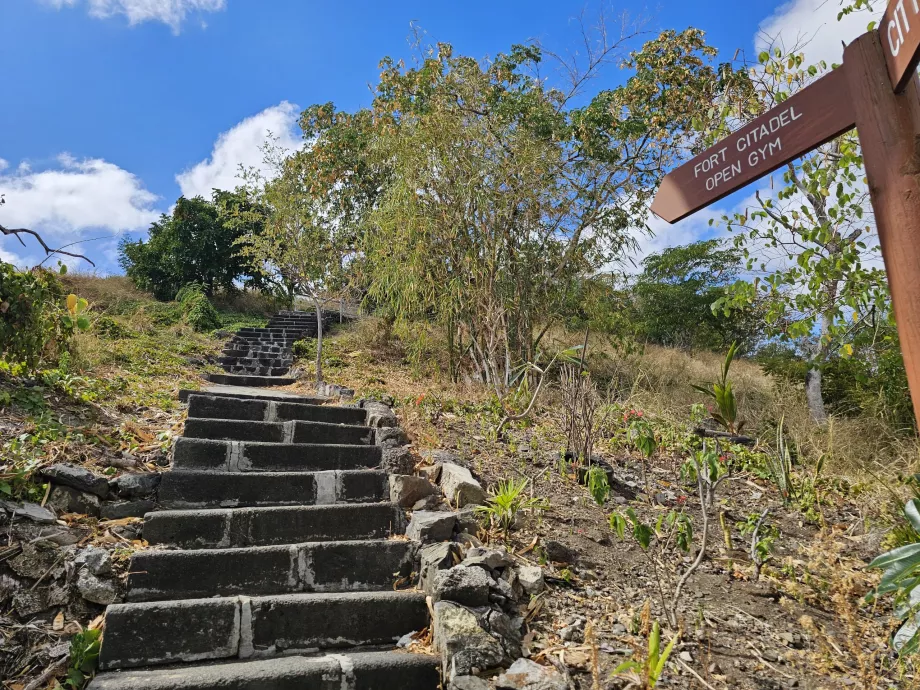 Stairs to Fort Citadel