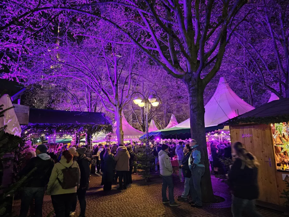Weihnachtsmarkt Weiße-Lilie-Brunnen