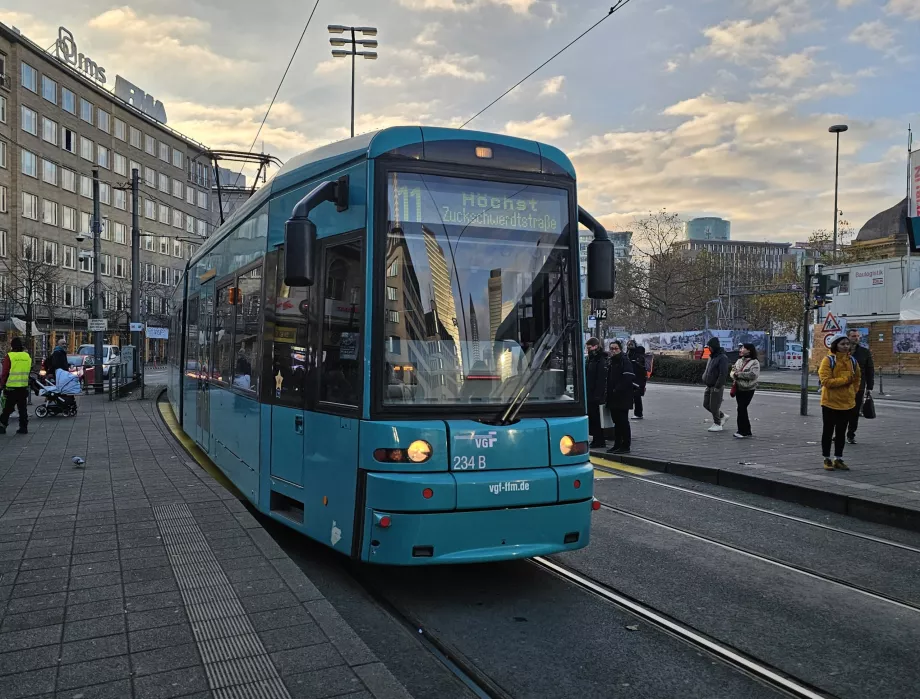 Trams in Frankfurt