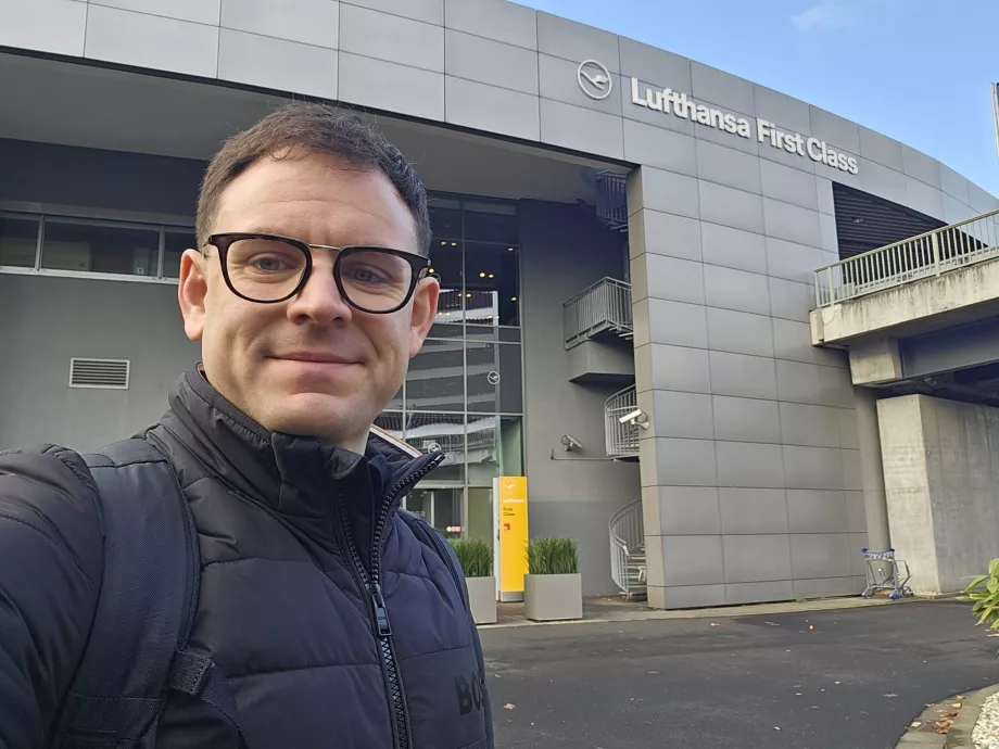 Me before First Class Terminal