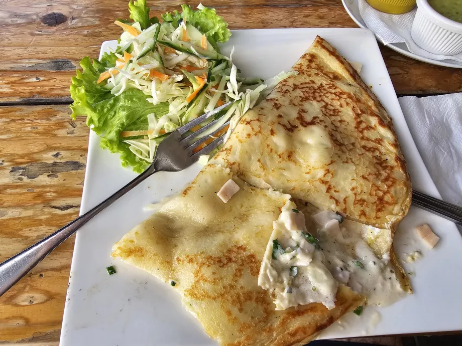Savoury pancake