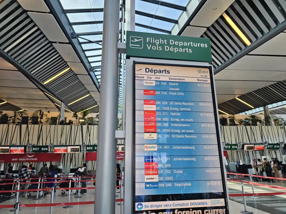 Departure board