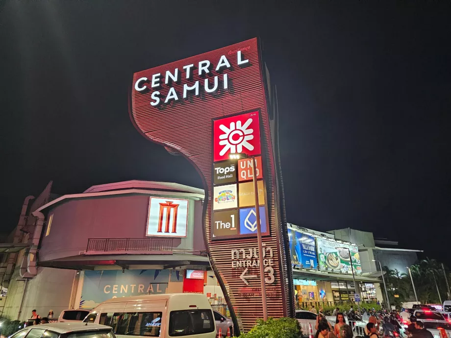 Central Samui, the largest shopping mall on the island