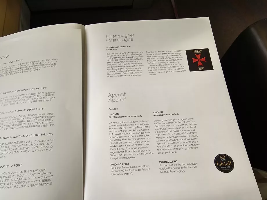 Champagne and cocktails