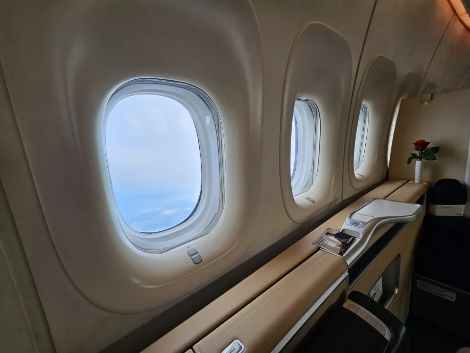 Windows and storage compartments