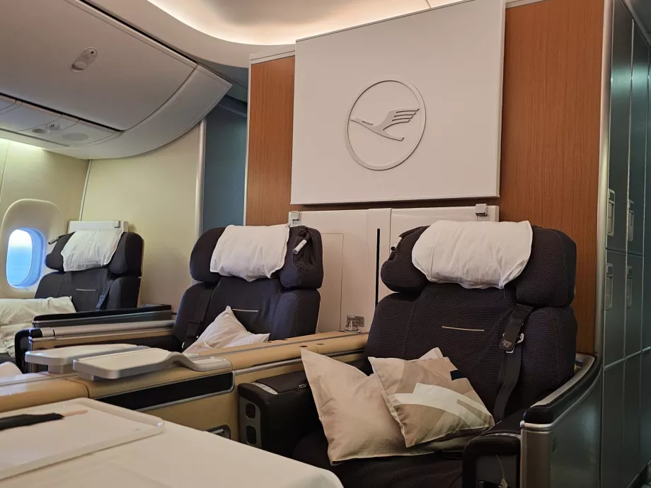 Two seats in the middle of the 3rd row