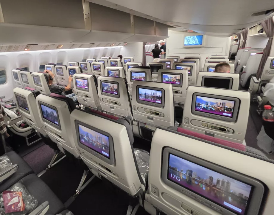 Economy class cabin