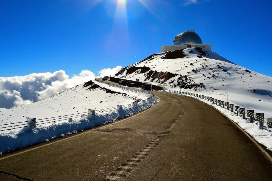 Mauna Kea in winter