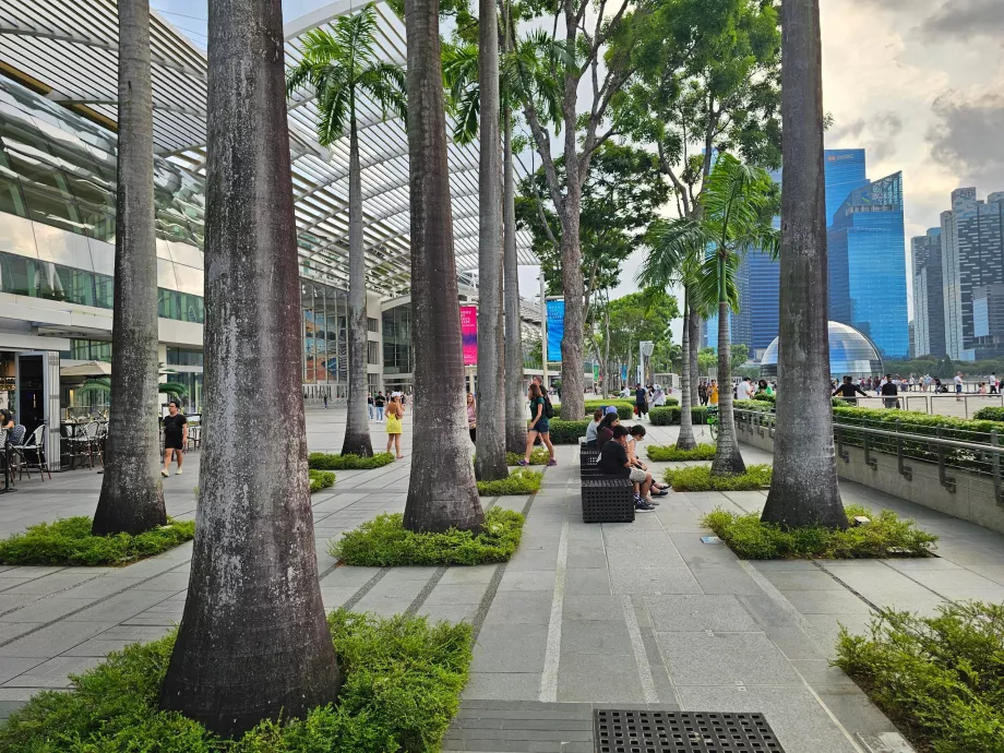 Promenade in front of MBS