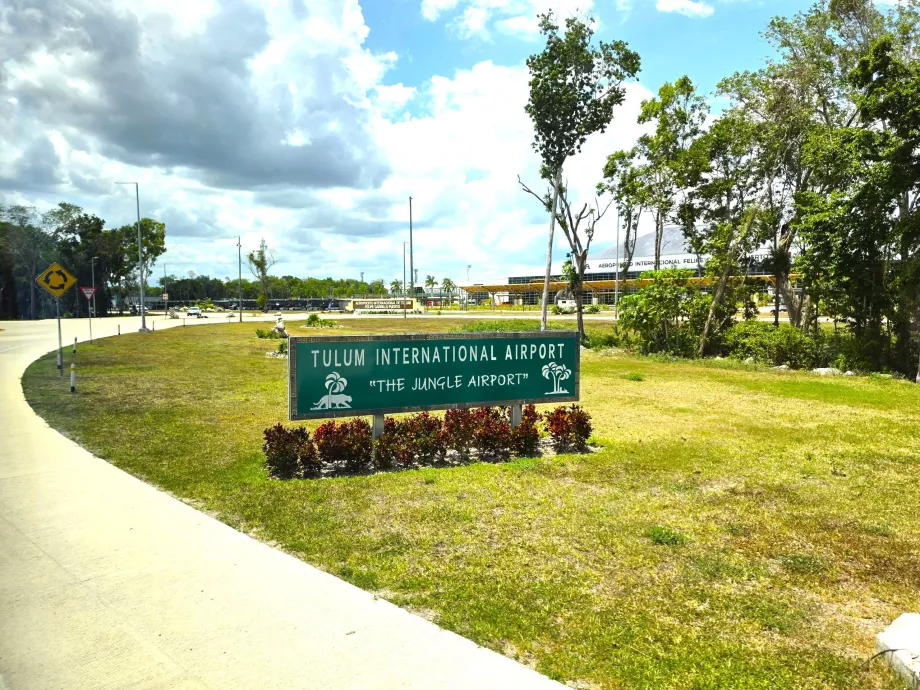 Entrance to Tulum Airport